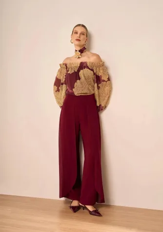 Pantalón Recto Alto